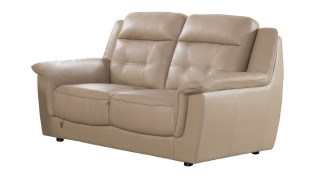 EK042 Tan Italian Leather Sofa & Loveseat Contemporary Style by American Eagle Furniture