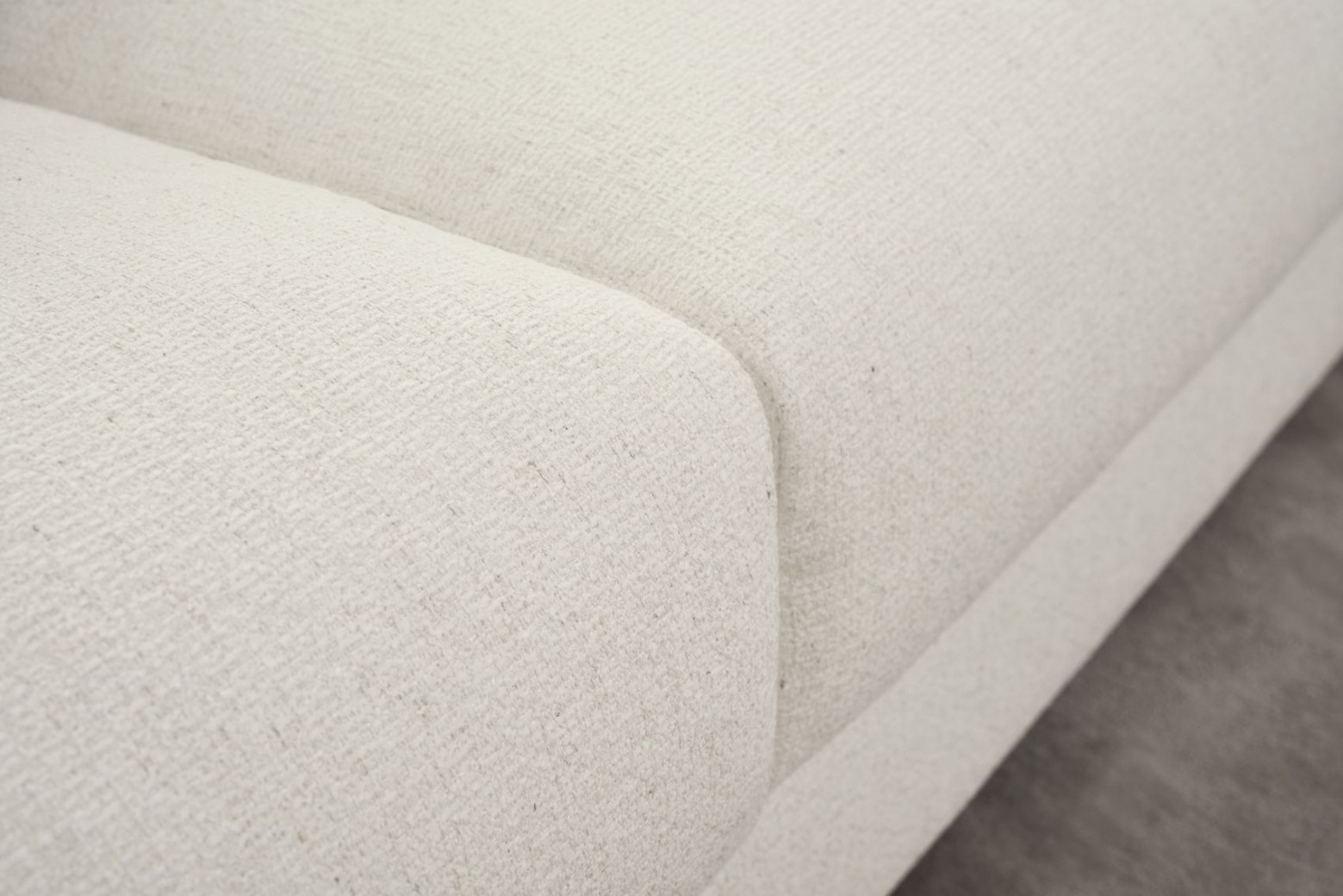 AE-L8013 White Fabric Sectional Sofa Set - Right Side Facing Chaise Contemporary Style by American Eagle Furniture