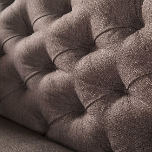 AE-L2219 Brown Fabric Sectional - Left Sitting Contemporary Style by American Eagle Furniture
