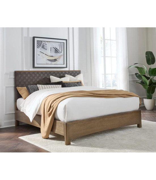 5PC Queen Bedroom Set Mid-Century Modern Style Arden Collection By Modus Furniture