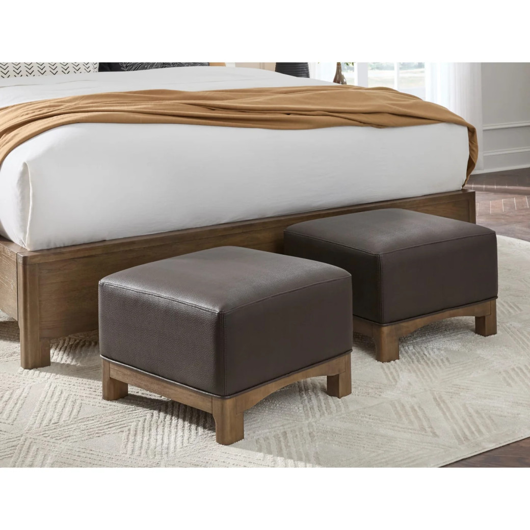 5PC Queen Bedroom Set Mid-Century Modern Style Arden Collection By Modus Furniture