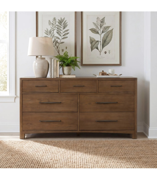 5PC Queen Bedroom Set Mid-Century Modern Style Arden Collection By Modus Furniture