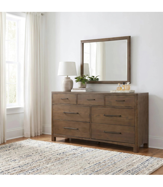 5PC Queen Bedroom Set Mid-Century Modern Style Arden Collection By Modus Furniture