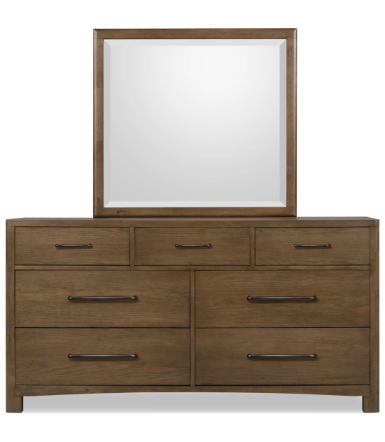 5PC Queen Bedroom Set Mid-Century Modern Style Arden Collection By Modus Furniture