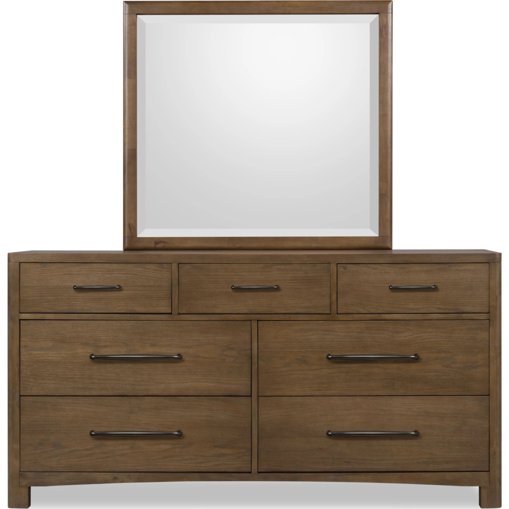 5PC Queen Bedroom Set Mid-Century Modern Style Arden Collection By Modus Furniture
