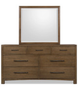 5PC Queen Bedroom Set Mid-Century Modern Style Arden Collection By Modus Furniture