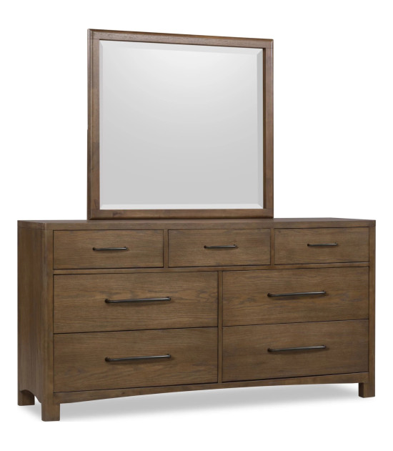 5PC Queen Bedroom Set Mid-Century Modern Style Arden Collection By Modus Furniture