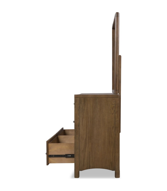 5PC Queen Bedroom Set Mid-Century Modern Style Arden Collection By Modus Furniture