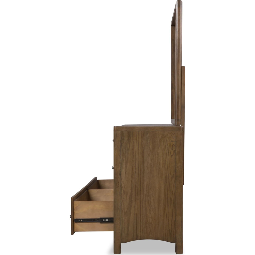 5PC Queen Bedroom Set Mid-Century Modern Style Arden Collection By Modus Furniture