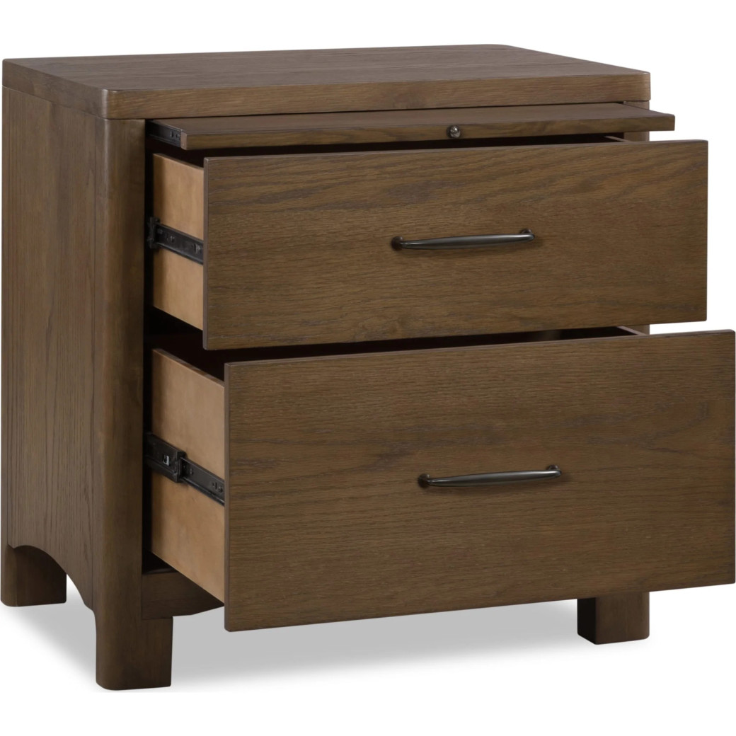 5PC Queen Bedroom Set Mid-Century Modern Style Arden Collection By Modus Furniture