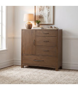 5PC Queen Bedroom Set Mid-Century Modern Style Arden Collection By Modus Furniture