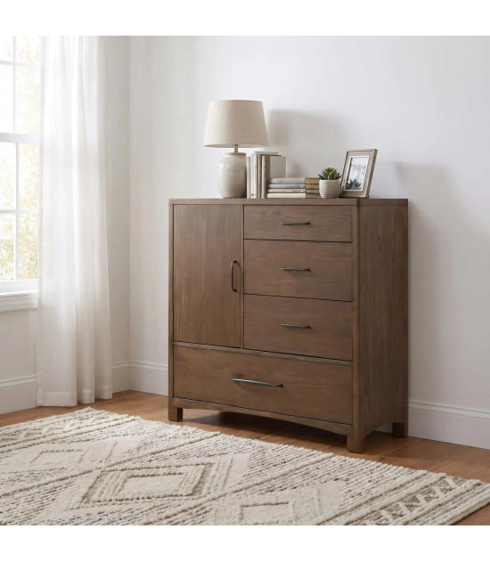5PC Queen Bedroom Set Mid-Century Modern Style Arden Collection By Modus Furniture