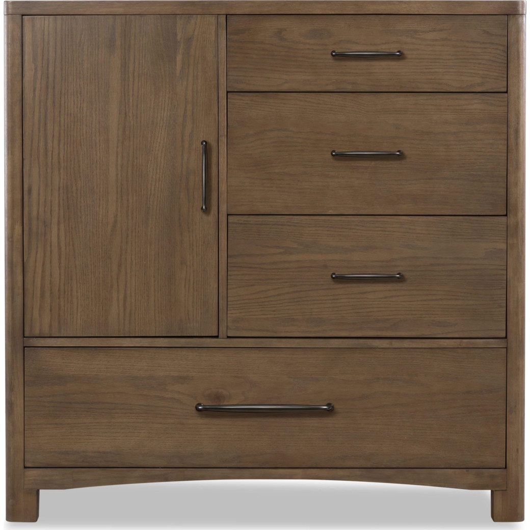 5PC Queen Bedroom Set Mid-Century Modern Style Arden Collection By Modus Furniture