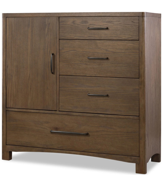 5PC Queen Bedroom Set Mid-Century Modern Style Arden Collection By Modus Furniture