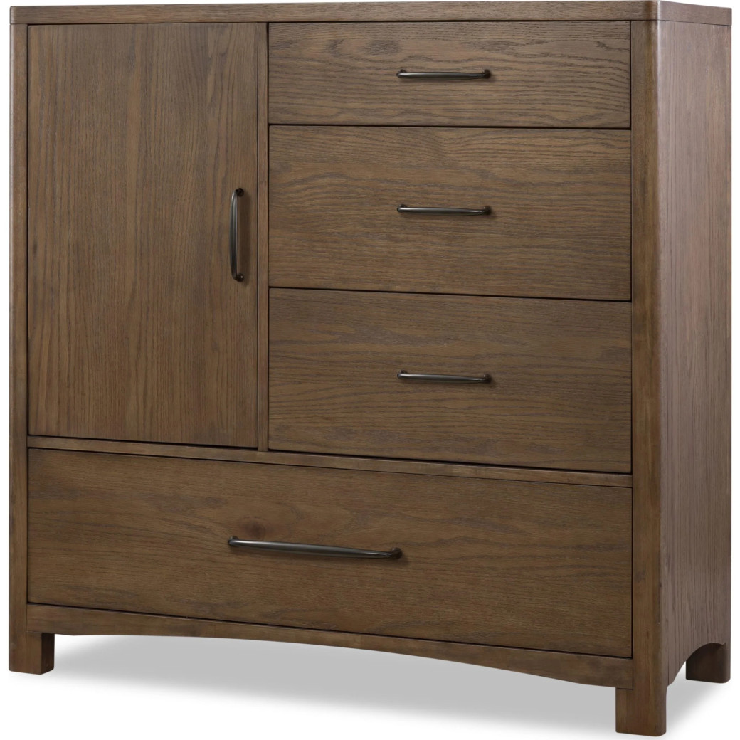 5PC Queen Bedroom Set Mid-Century Modern Style Arden Collection By Modus Furniture