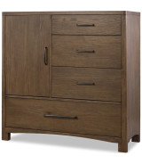 5PC Queen Bedroom Set Mid-Century Modern Style Arden Collection By Modus Furniture
