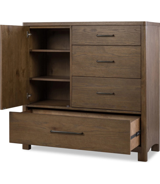 5PC Queen Bedroom Set Mid-Century Modern Style Arden Collection By Modus Furniture