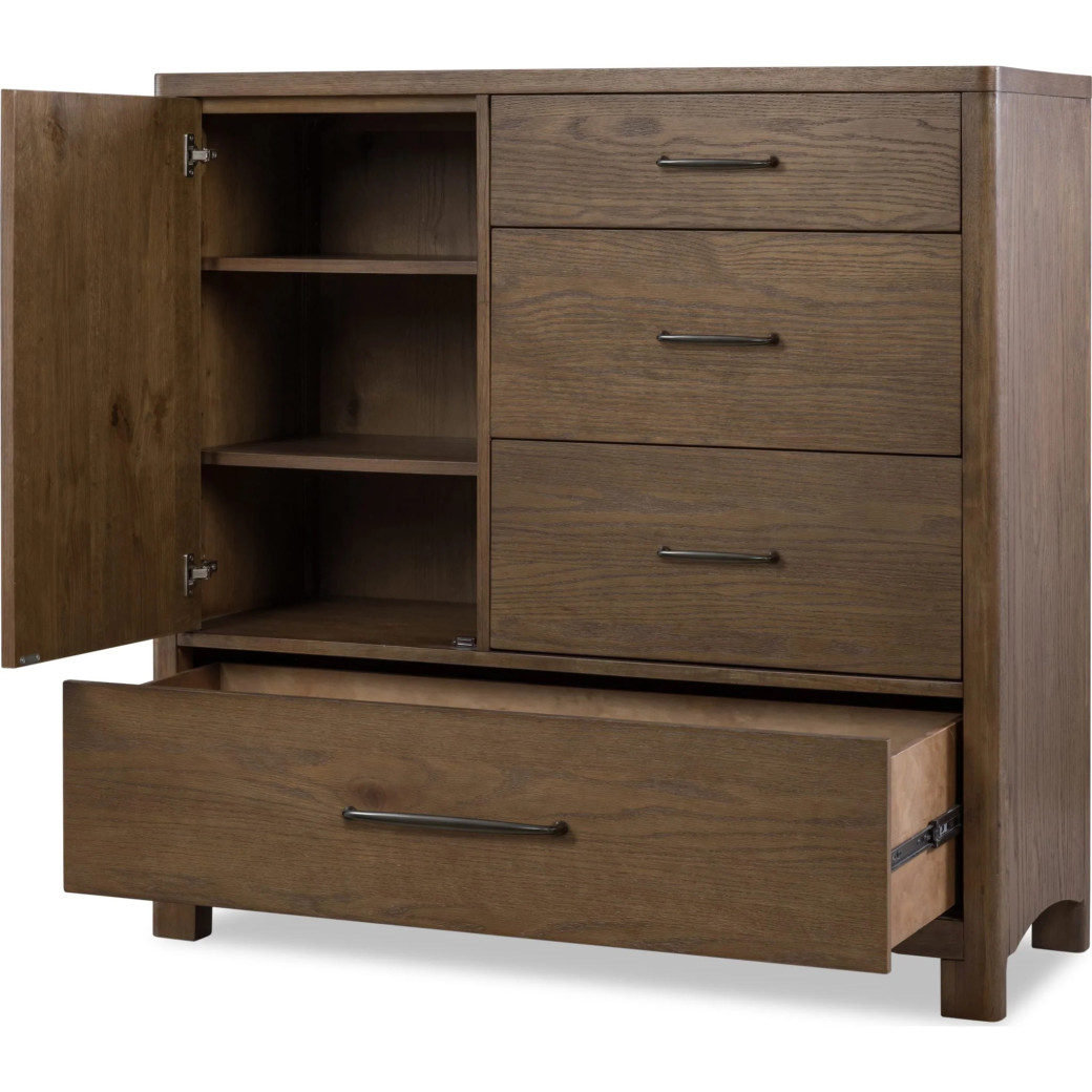 5PC Queen Bedroom Set Mid-Century Modern Style Arden Collection By Modus Furniture