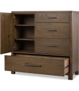 5PC Queen Bedroom Set Mid-Century Modern Style Arden Collection By Modus Furniture