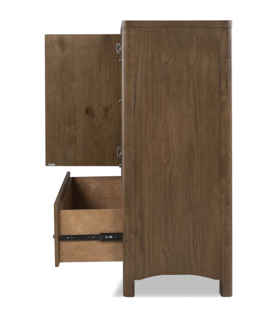 5PC Queen Bedroom Set Mid-Century Modern Style Arden Collection By Modus Furniture