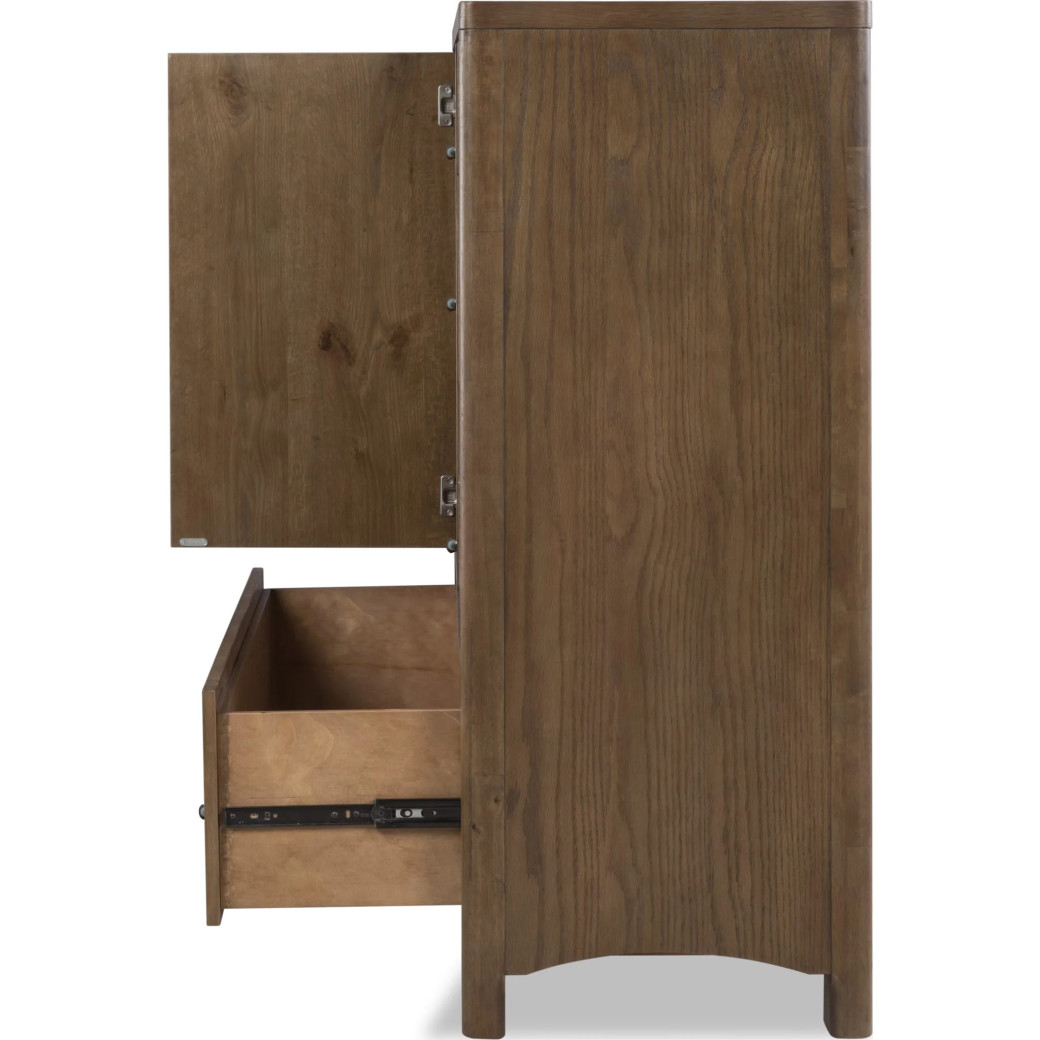 5PC Queen Bedroom Set Mid-Century Modern Style Arden Collection By Modus Furniture