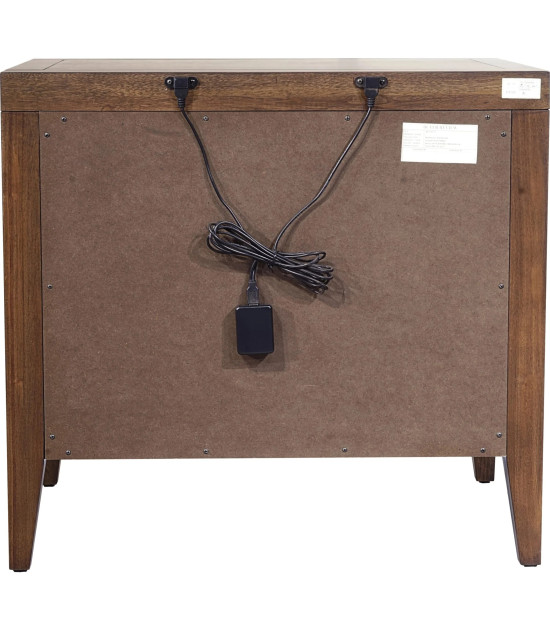 5-Piece Queen Bedroom Set – Boracay Collection Mid-Century Modern Style in Wild Oats Brown