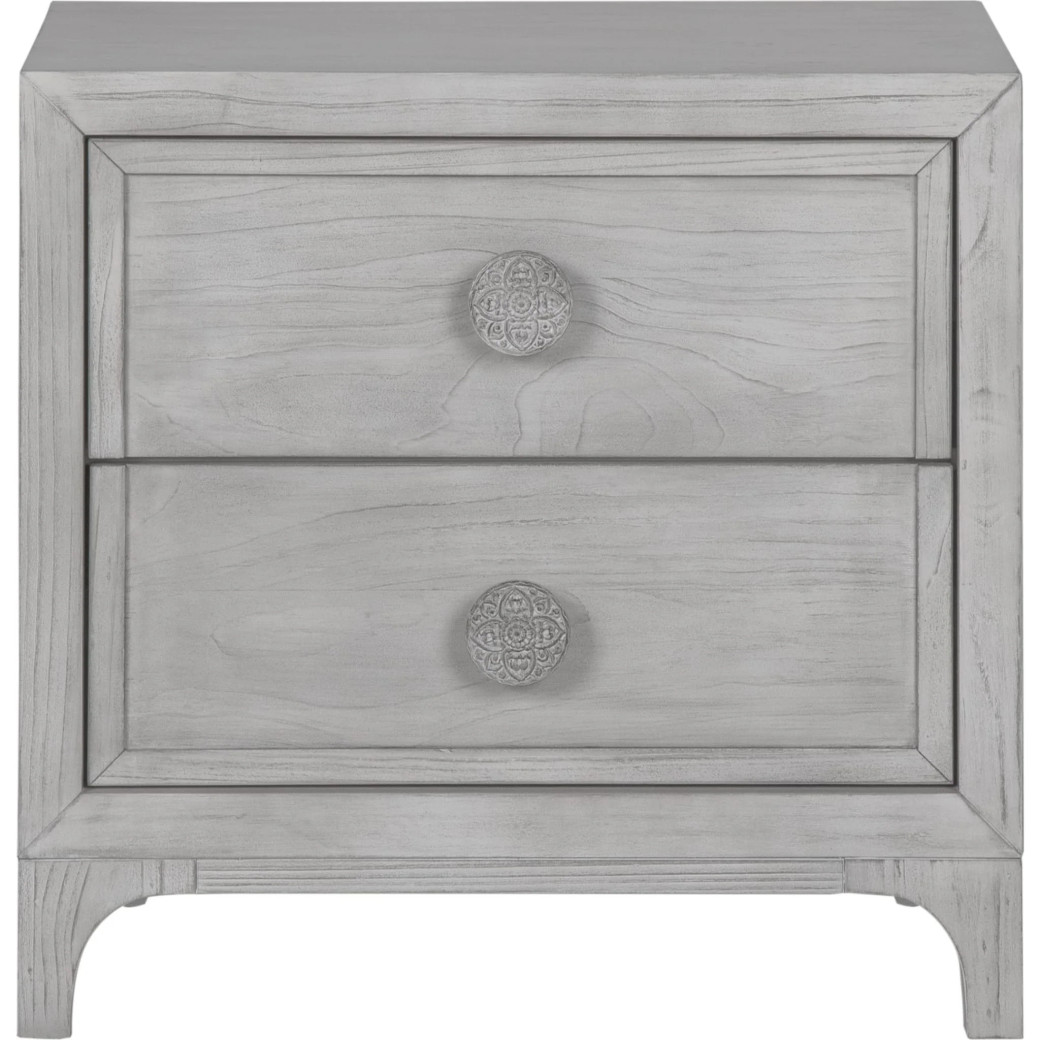 5PC Full Size Bedroom Set Boho Chic Collection– Washed White | Modus Furniture