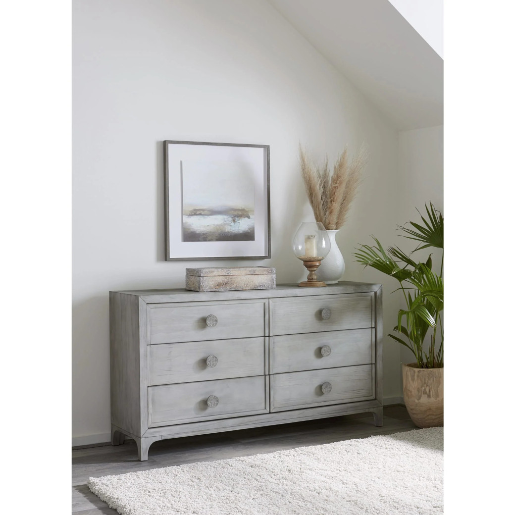 5PC Full Size Bedroom Set Boho Chic Collection– Washed White | Modus Furniture