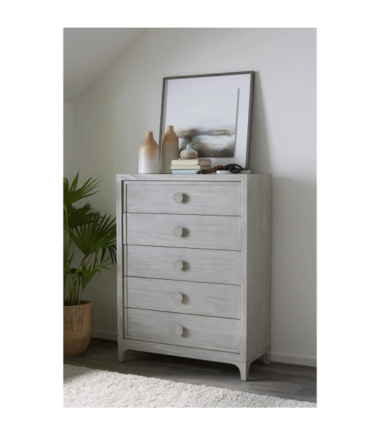 5PC Full Size Bedroom Set Boho Chic Collection– Washed White | Modus Furniture
