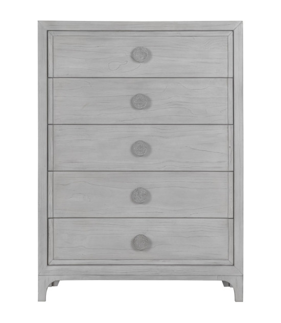 5PC Full Size Bedroom Set Boho Chic Collection– Washed White | Modus Furniture