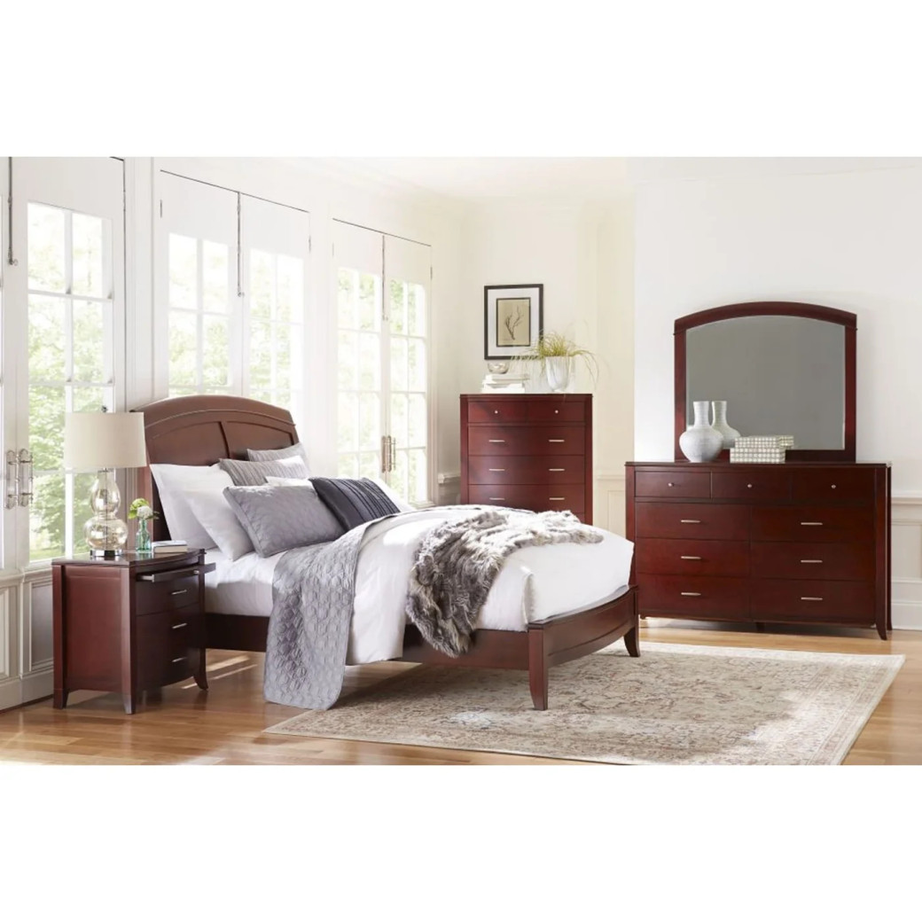 5PC Queen Bedroom Set – Modern Rustic Style | Brighton Collection by Modus Furniture