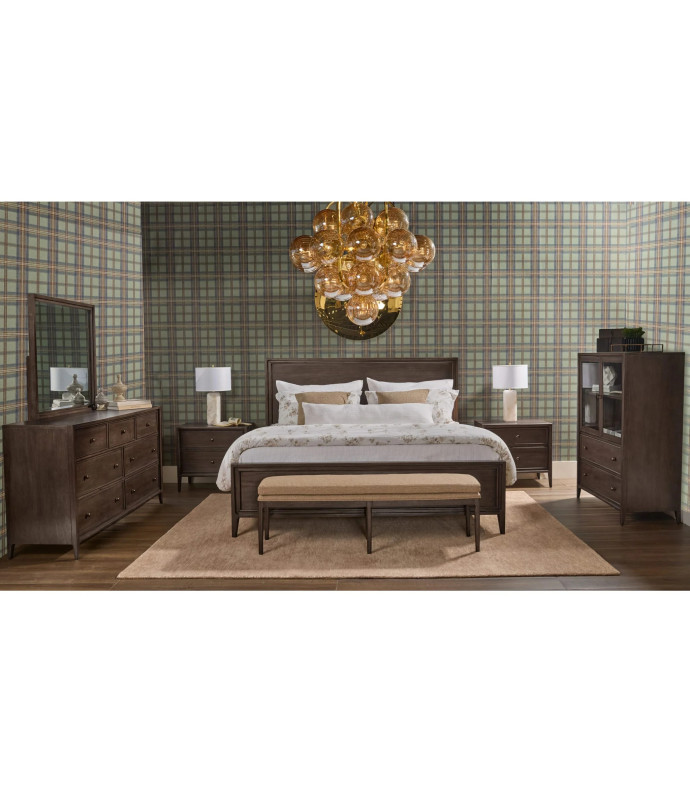 5PC Eking Bedroom Set Farmhouse Style – Carlisle Collection by Modus Furniture