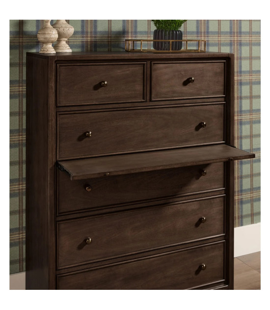 5PC Eking Bedroom Set Farmhouse Style – Carlisle Collection by Modus Furniture