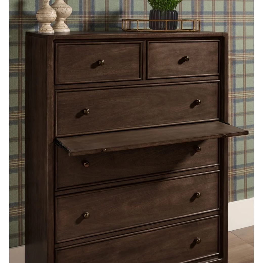 5PC Eking Bedroom Set Farmhouse Style – Carlisle Collection by Modus Furniture