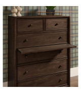 5PC Eking Bedroom Set Farmhouse Style – Carlisle Collection by Modus Furniture