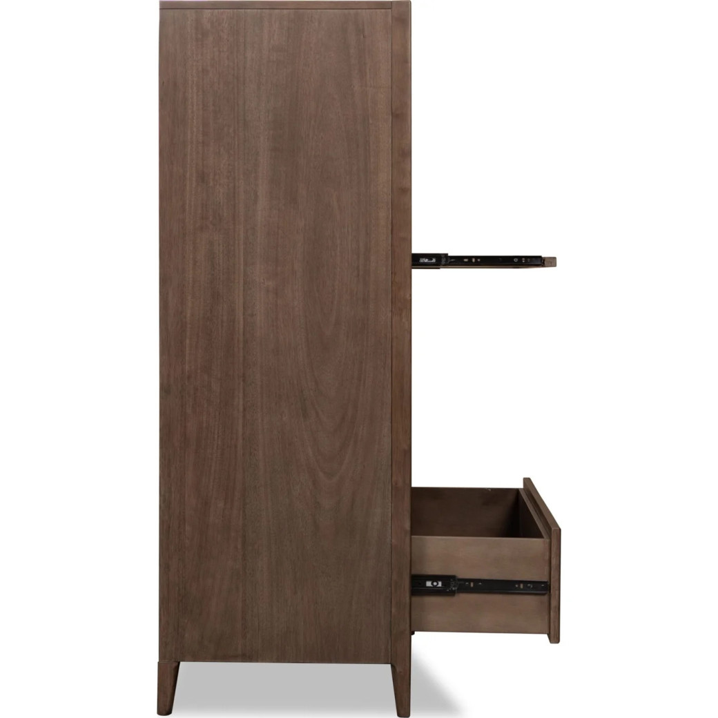 5PC Eking Bedroom Set Farmhouse Style – Carlisle Collection by Modus Furniture