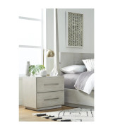 5PC Full Size Bedroom Set – Farmhouse Wood Bedroom Furniture, Cotton Gray | Destination Collection by Modus Furniture