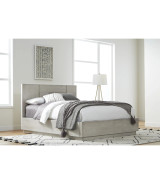 5PC Full Size Bedroom Set – Farmhouse Wood Bedroom Furniture, Cotton Gray | Destination Collection by Modus Furniture