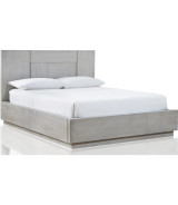 5PC Full Size Bedroom Set – Farmhouse Wood Bedroom Furniture, Cotton Gray | Destination Collection by Modus Furniture
