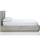 5PC Full Size Bedroom Set – Farmhouse Wood Bedroom Furniture, Cotton Gray | Destination Collection by Modus Furniture