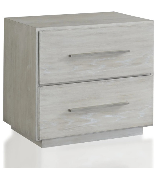 5PC Full Size Bedroom Set – Farmhouse Wood Bedroom Furniture, Cotton Gray | Destination Collection by Modus Furniture