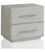 5PC Full Size Bedroom Set – Farmhouse Wood Bedroom Furniture, Cotton Gray | Destination Collection by Modus Furniture
