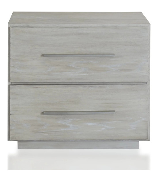 5PC Full Size Bedroom Set – Farmhouse Wood Bedroom Furniture, Cotton Gray | Destination Collection by Modus Furniture