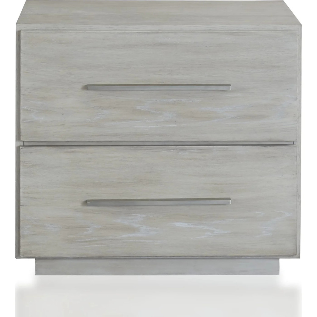 5PC Full Size Bedroom Set – Farmhouse Wood Bedroom Furniture, Cotton Gray | Destination Collection by Modus Furniture