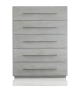 5PC Full Size Bedroom Set – Farmhouse Wood Bedroom Furniture, Cotton Gray | Destination Collection by Modus Furniture