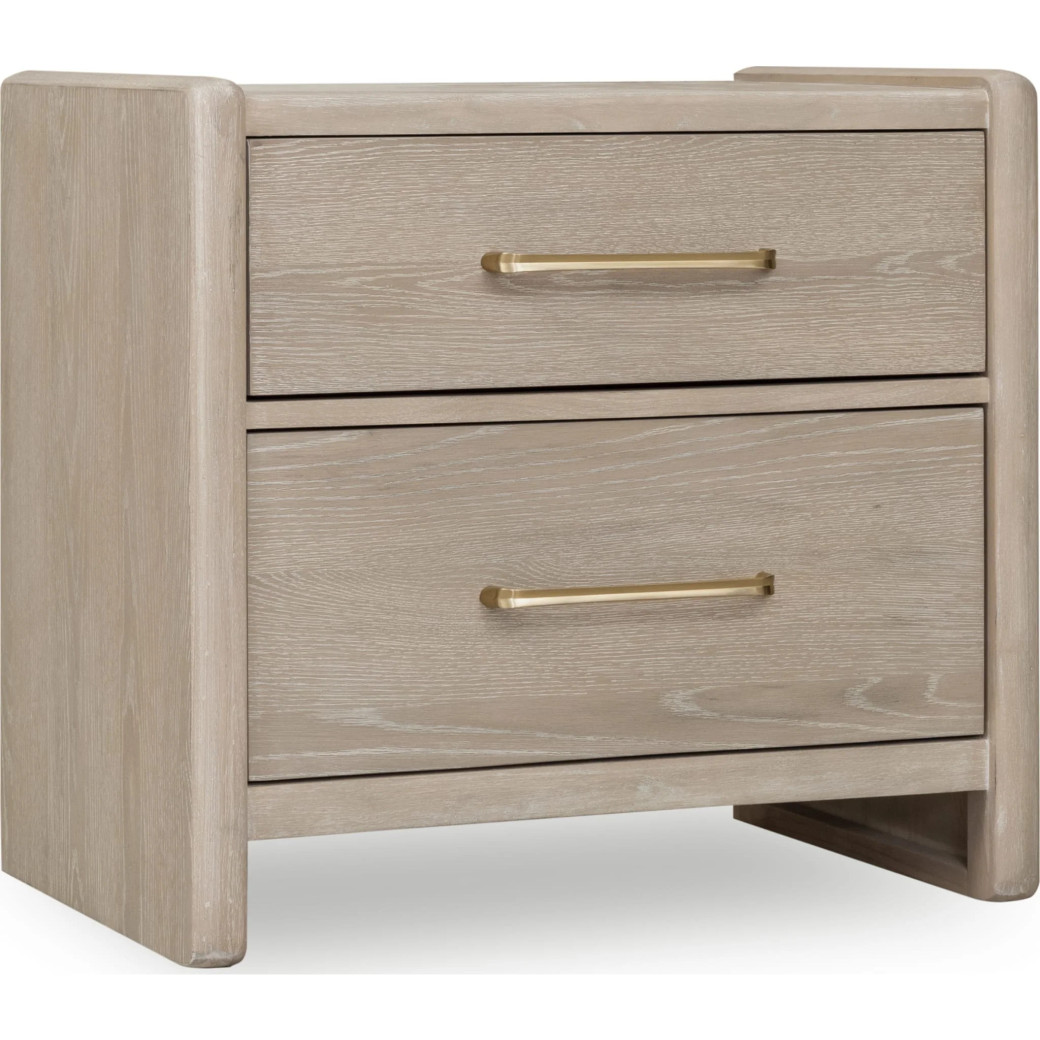5PC Full Size Bedroom Set – Contemporary Style, Cotton & Chai Finish, Gardenia Collection by Modus Furniture
