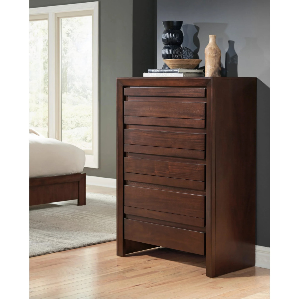 5PC Full Size Bedroom Set – Contemporary Style, Element Collection by Modus Furniture