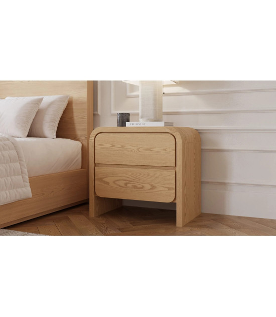 5PC Full Size Bedroom Set – Contemporary Style, Elora Collection in Timber Finish by Modus Furniture