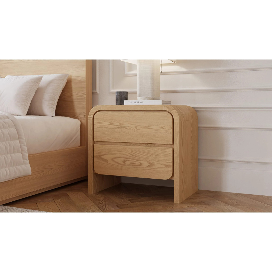 5PC Full Size Bedroom Set – Contemporary Style, Elora Collection in Timber Finish by Modus Furniture