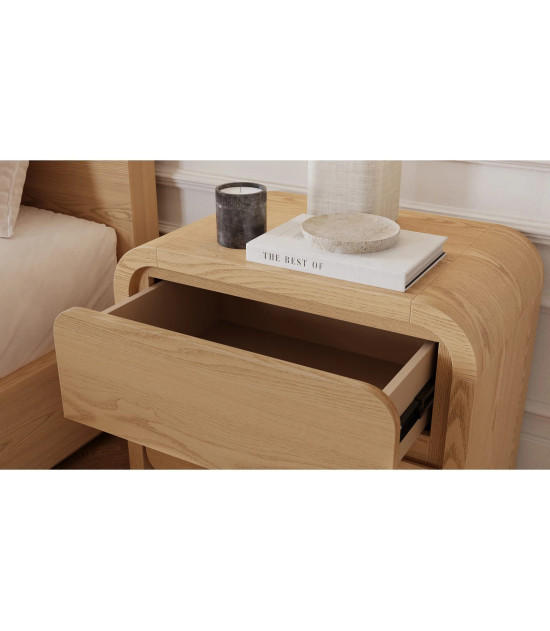 5PC Full Size Bedroom Set – Contemporary Style, Elora Collection in Timber Finish by Modus Furniture